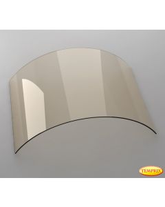 Kaminglas rund gebogen